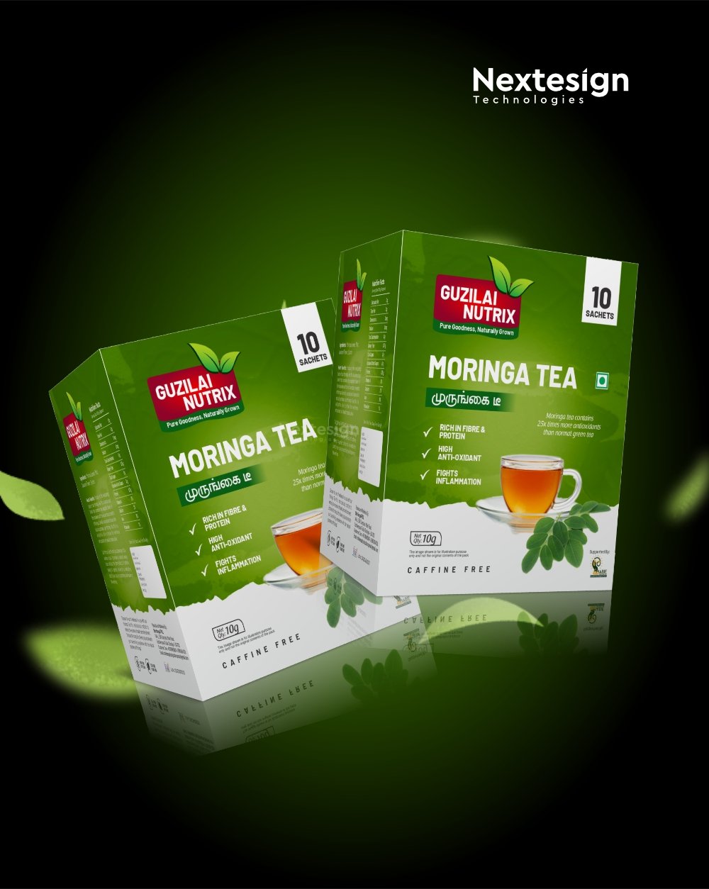 Guzilai Nutrix Moringa Tea Box
